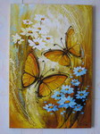 4453 метелики з польовими квітами - Юрій та Люба Шевченки
